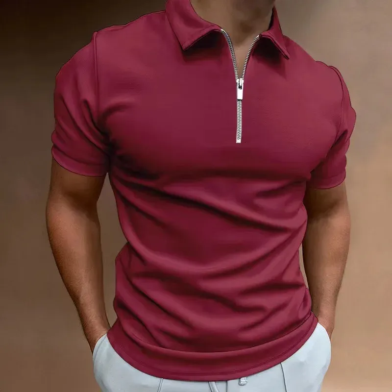 Summer Men Polo Shir...
