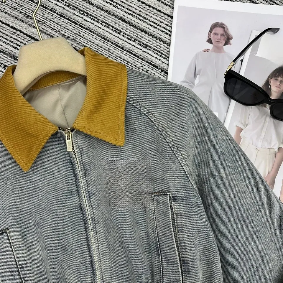 Autumn/Winter Women's Denim Jacket Casual Slim Retro Short Coat Suitable For Cold Weather