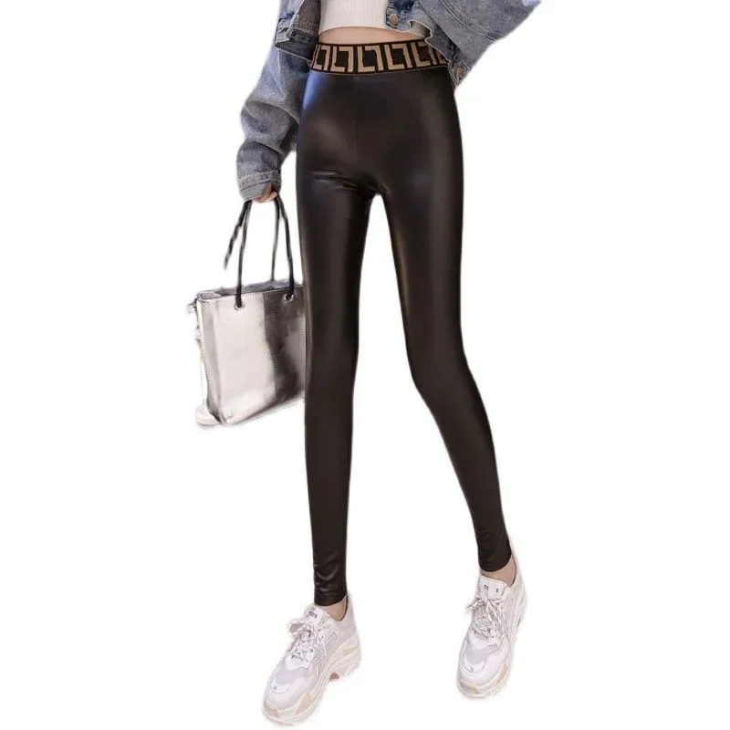 High-Quality PU Leather Pants - Matte Fashion Autumn Winter Skinny Pencil Leggings High-Quality PU Leather Pants - Matte Fashion Autumn Winter Skinny Pencil Leggings