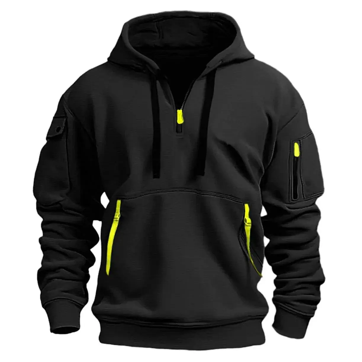 Autumn Winter Men's Fashion Leisure Hoodie - Outdoor Sports Running Sweatshirt Autumn Winter Men's ...