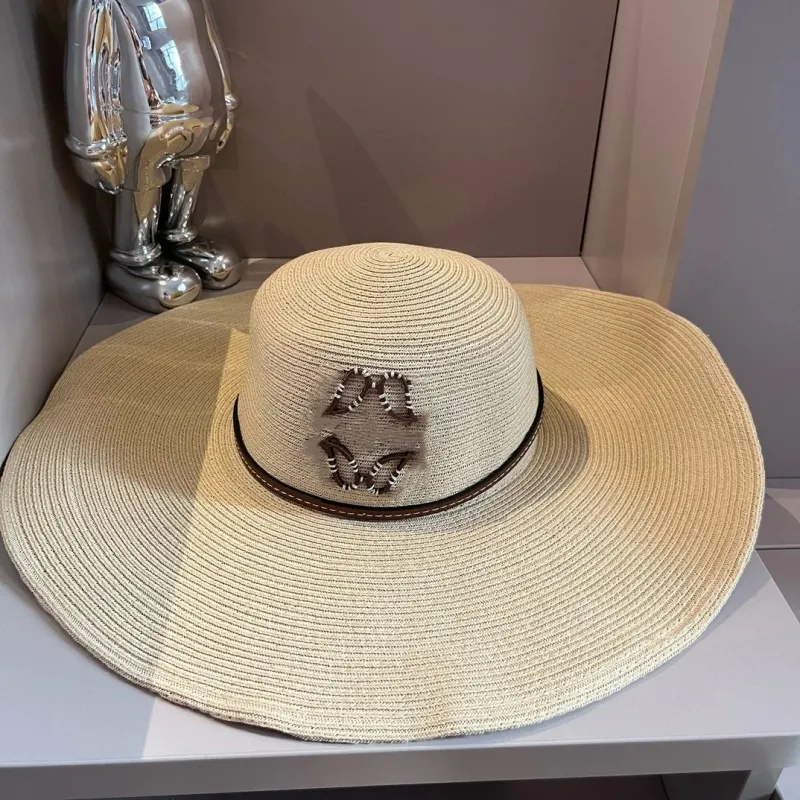 Hat Classic Broad-brimmed hat Summer New Jacquard ...