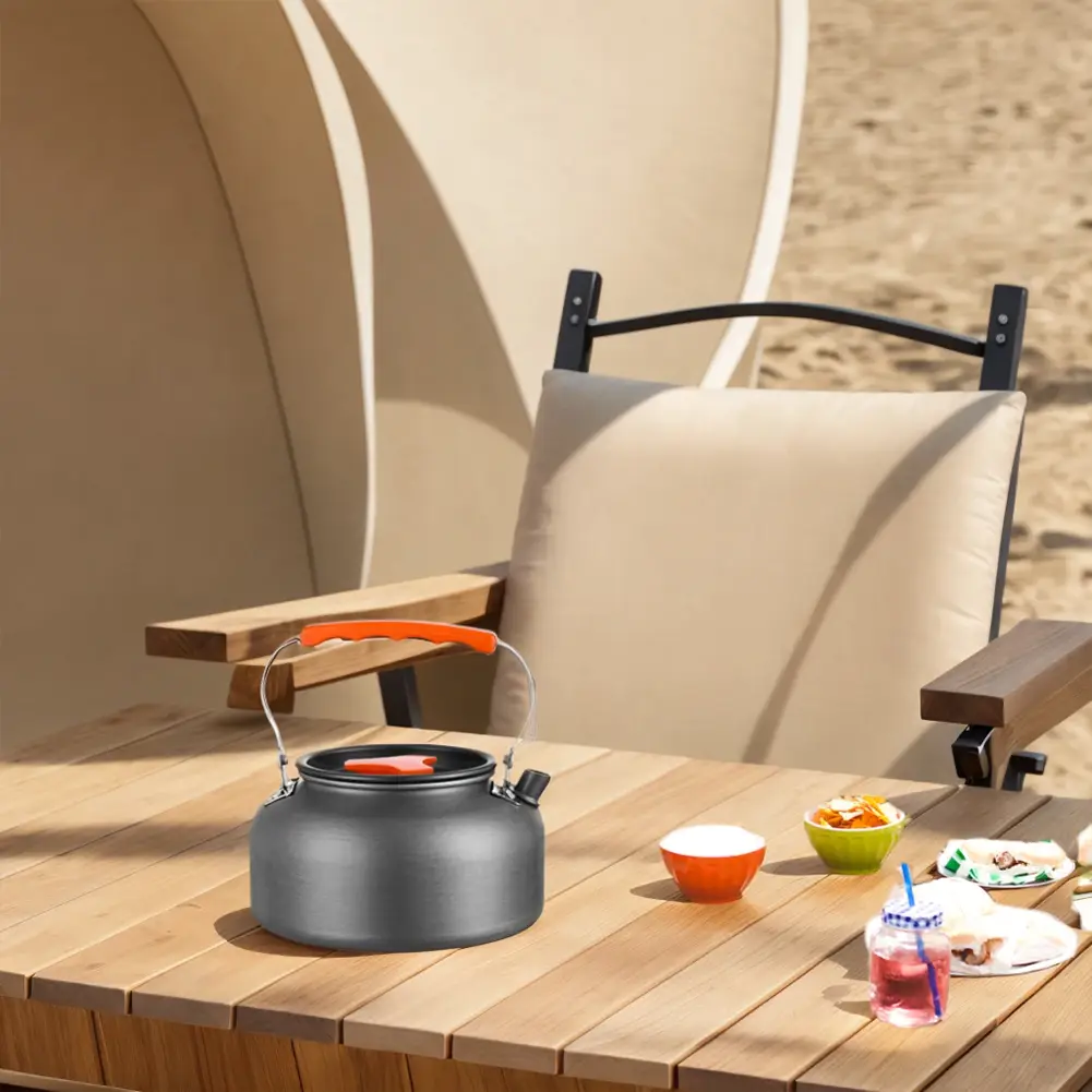Camping Kettle, Outdoor Coffee Pot, Tableware, Picnic Set, Equipment, Travel Cookware, Coffee Pot
