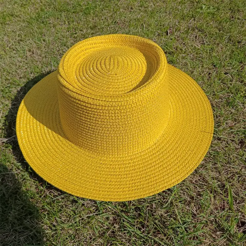 Summer Straw Hat Adjustable Outdoor Travel Sun Hat Sun Protection Hat