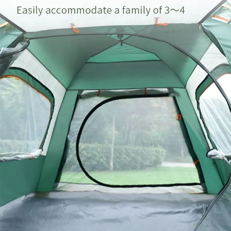 Camping Family Tent Tent Outdoor Camping Camping Fully Automatic Quick Opening Tent Tour Equipment Tent