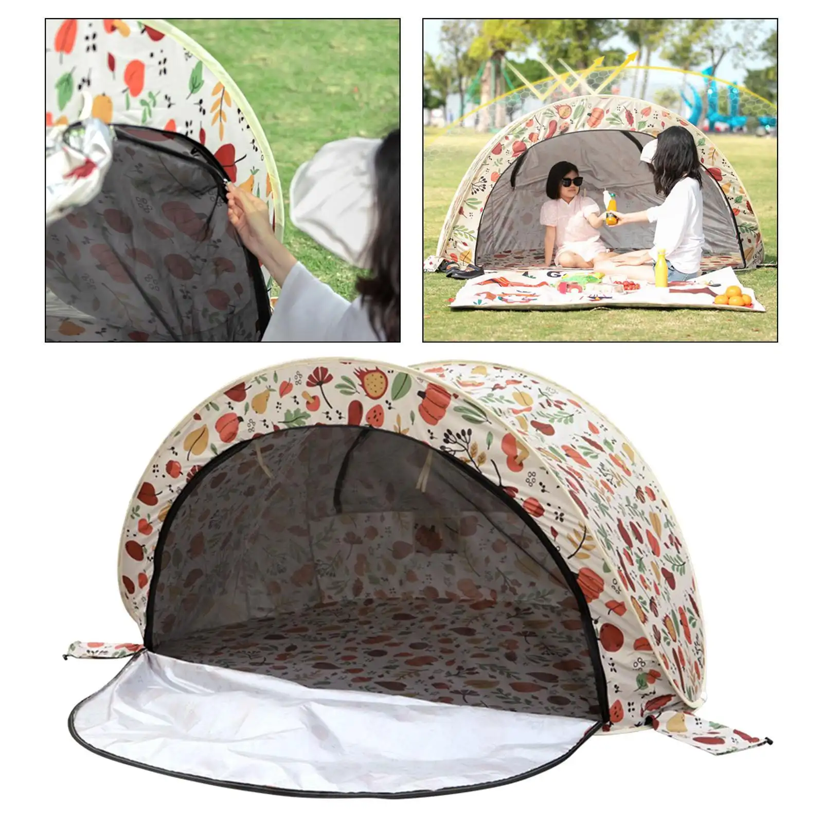 Beach Sun Shade Tent Camping Tent for Fishing Mountaineering Family Camping