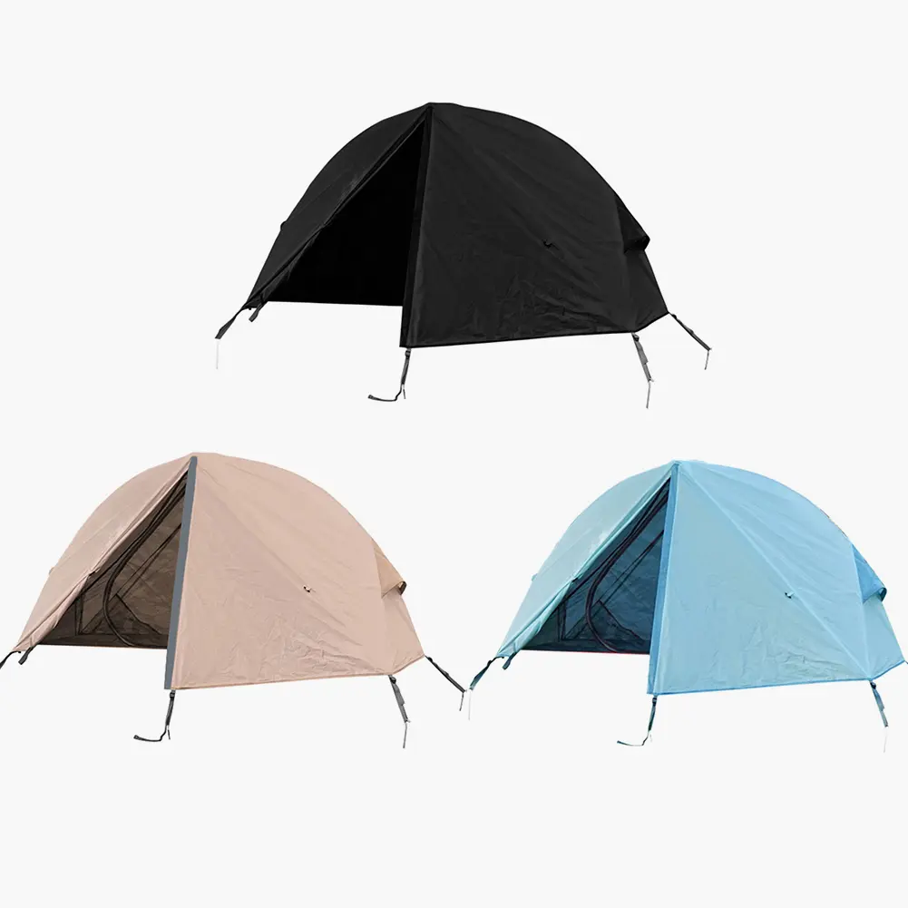 Outdoor Off The Ground Tent Single Person Camping Tent Waterproof UV Resistant Used with Bed Hiking Survival Equipment