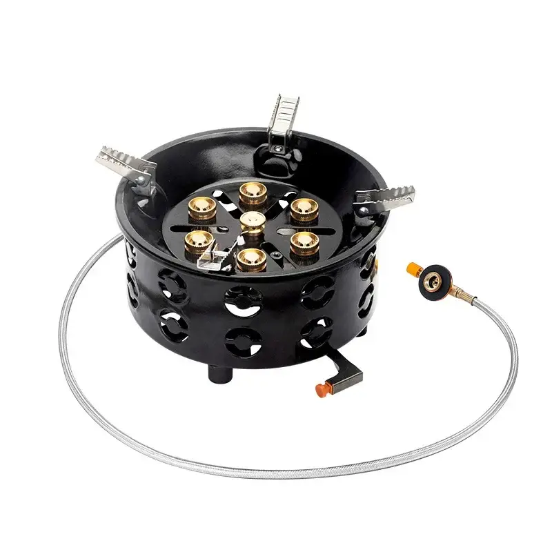 19800W 7-Core Camping Stove High-Power Strong Fire...