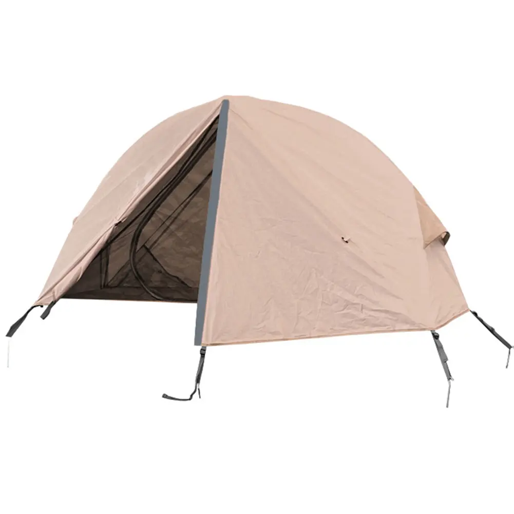 Outdoor Off The Ground Tent Single Person Camping Tent Waterproof UV Resistant Used with Bed Hiking Survival Equipment