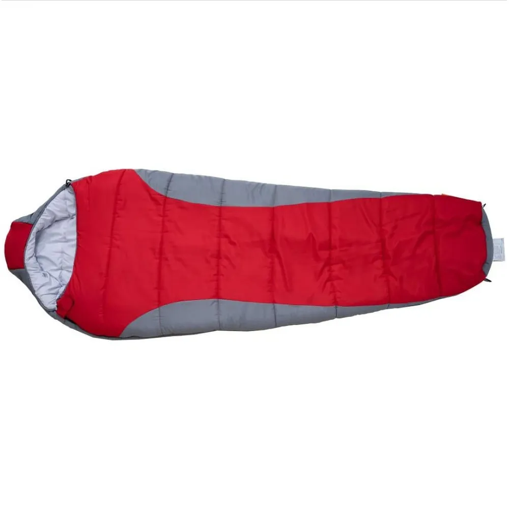 Cold Weather Mummy Sleeping Bag Insulated Hood Dur...