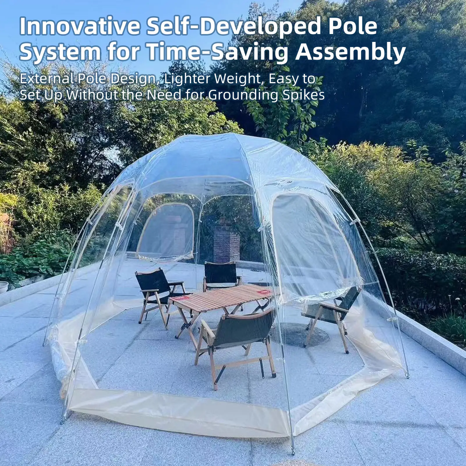Garden Party Tent Bubble Tent Dome Mini Greenhouse Outdoor Large Instant Weatherproof Shelter for Party Tent