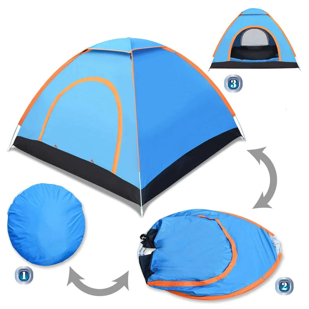 Portable 3-4 Person Camping Tent for Backpacking T...