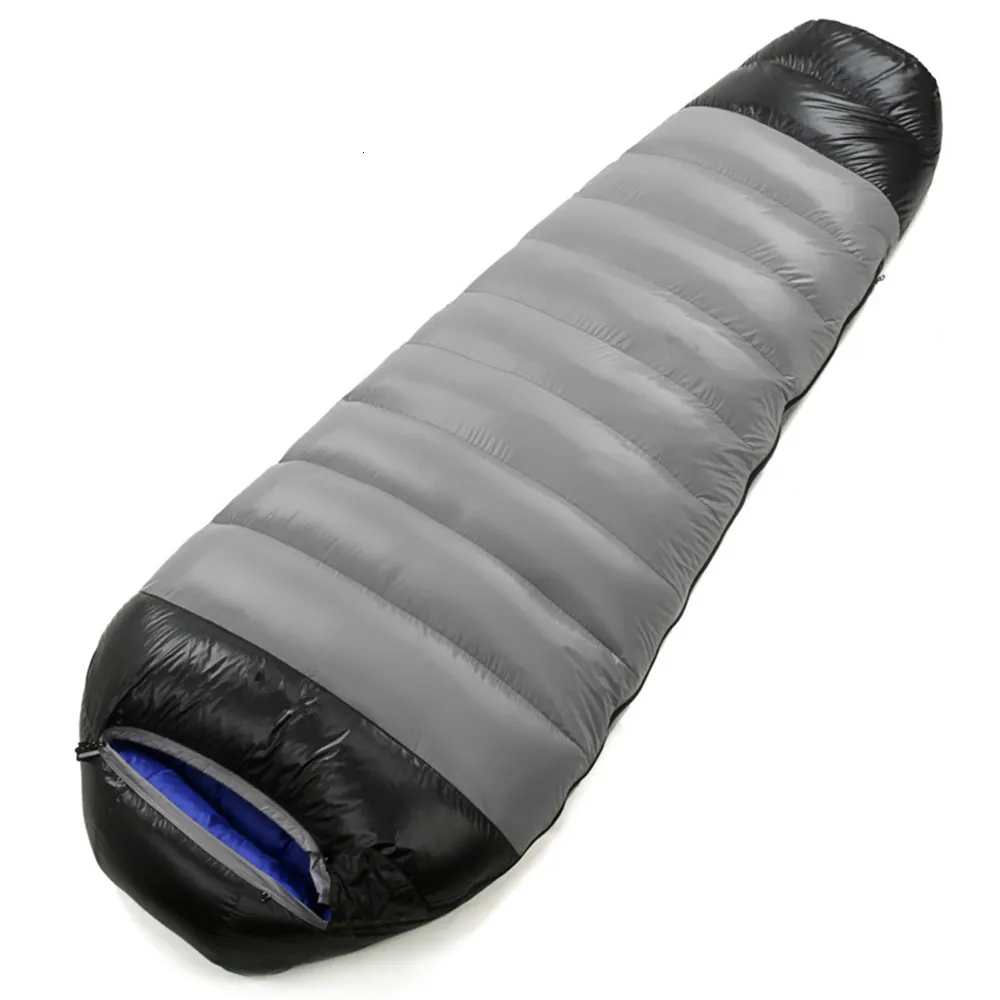 Bags Sleeping Goose Down Adult Mummy Camping Sleep...