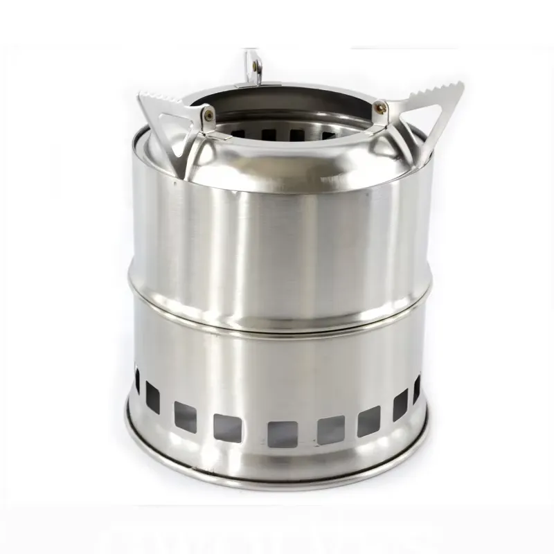 Portable Wood Burning Camping Stove Stainless Stee...