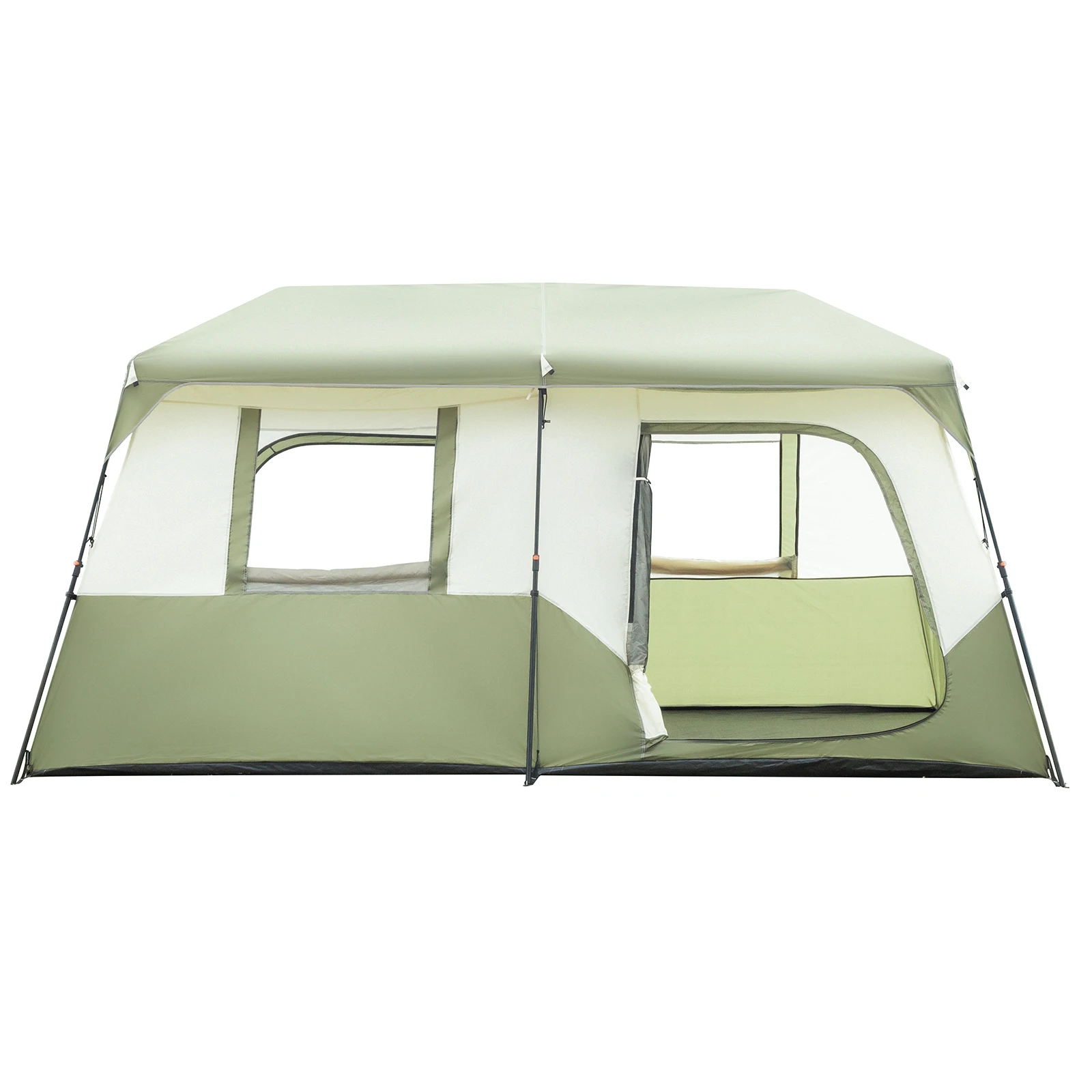 Camping Tent Setup with Rainfly & Windproof Tent with Carry Bag for Family Camping & Hiking