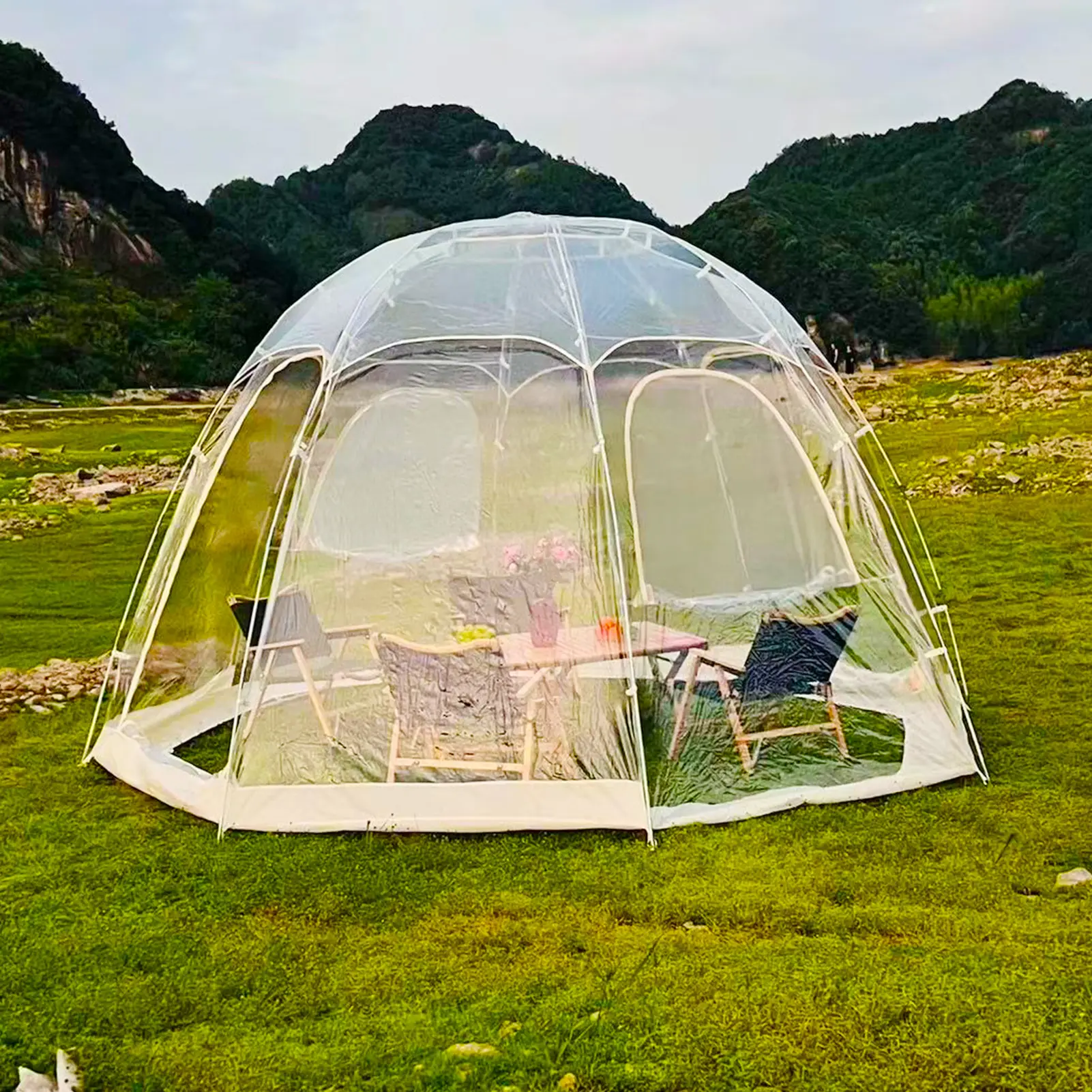 Garden Party Tent Bubble Tent Dome Mini Greenhouse Outdoor Large Instant Weatherproof Shelter for Party Tent