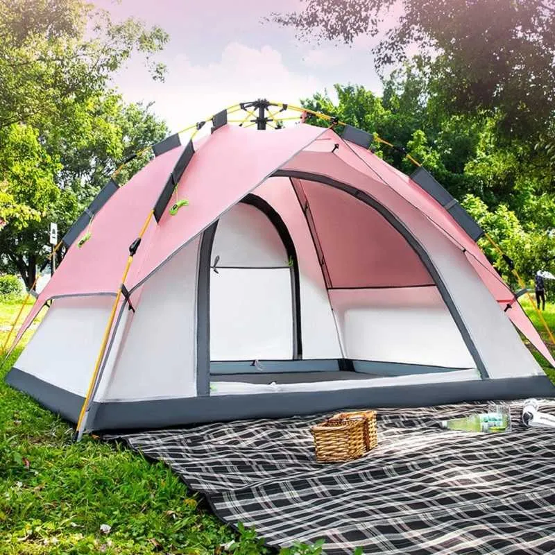 Tents and Shelters Outdoor Tent Fully Automatic Portable Tent Family Picnic Camping QuickopenTent