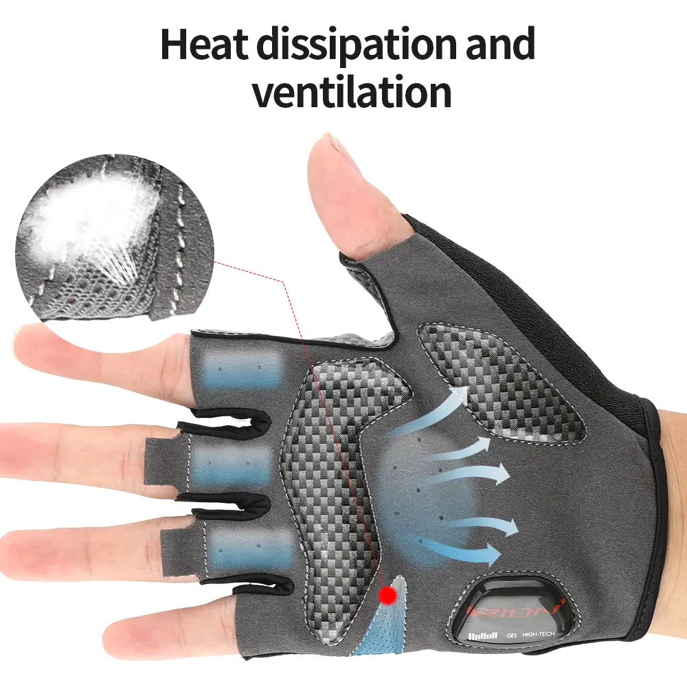 Men’s Shock-Proof Gel-Padded Cycling Gloves ...