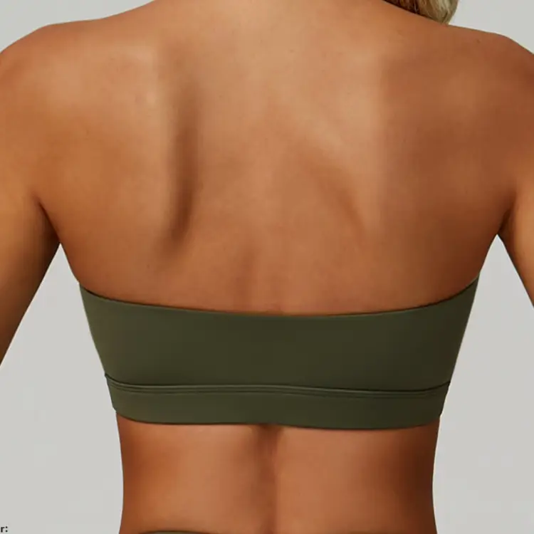 Summer Halter Yoga Bra, Hollow Back Running Sports Bra for Fitness