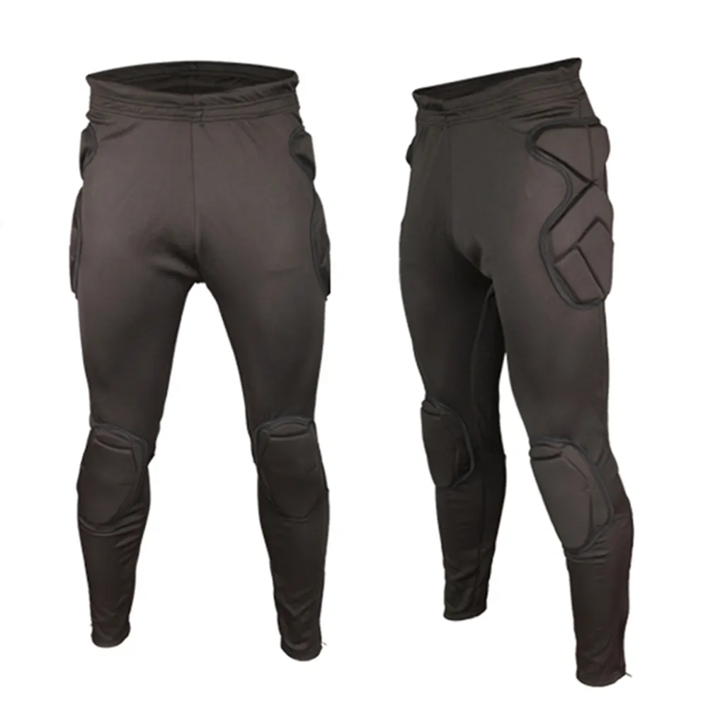 Men's Soccer Goalkeeper Training Pants with Eva Thicken Sponge Kneepad Protection Long Pant