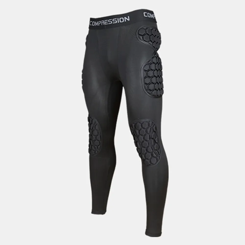 Men's Soccer Goalkeeper Training Pants with Eva Thicken Sponge Kneepad Protection Long Pant
