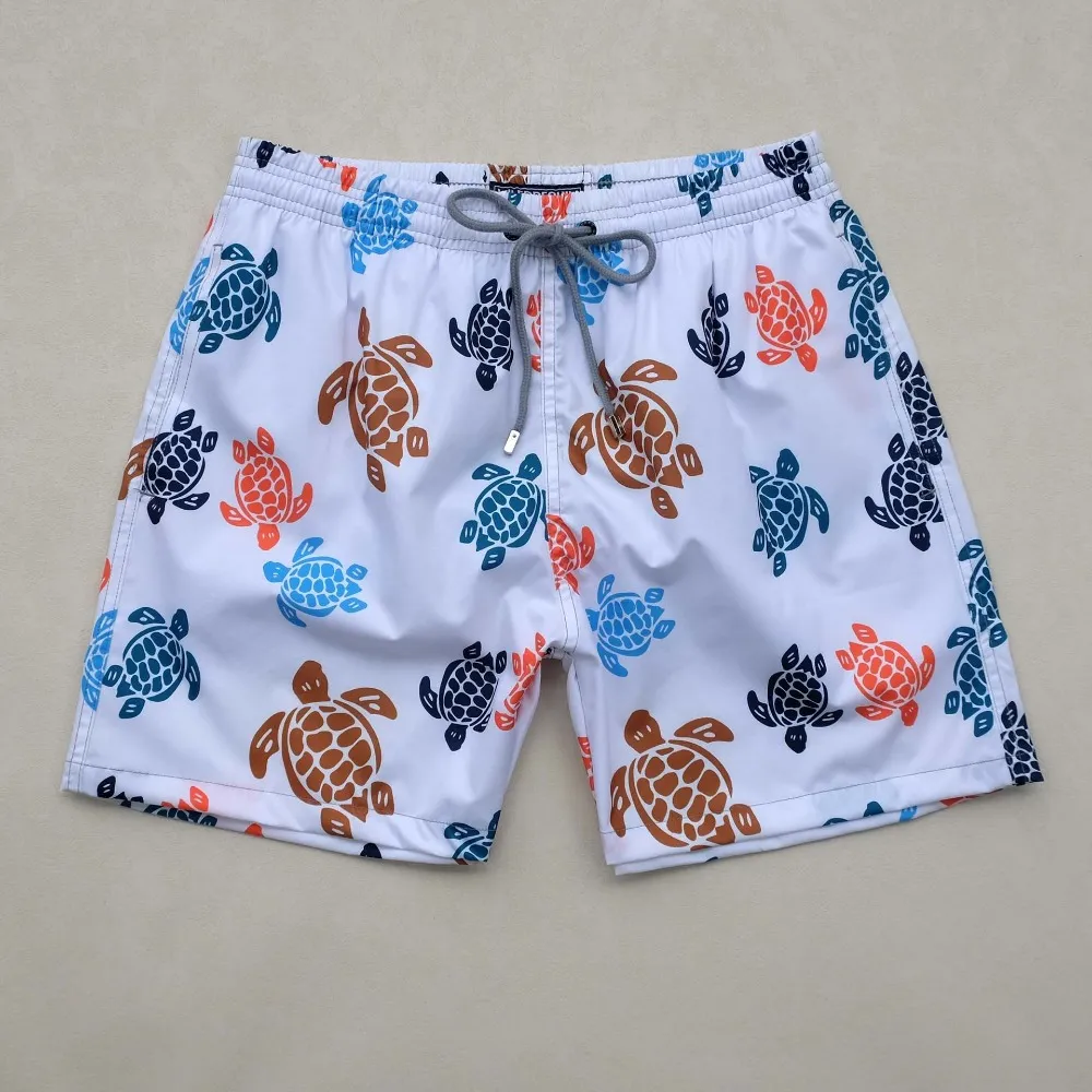 Men's Beach Shorts Summer Swim Trunks Fashion Quick-Dry Casual Swimwear