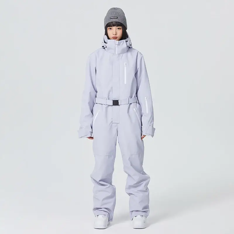 Women's Winter Ski Outfit Warm Ski Tracksuit Snowboarding Couple Waterproof Jumpsuit