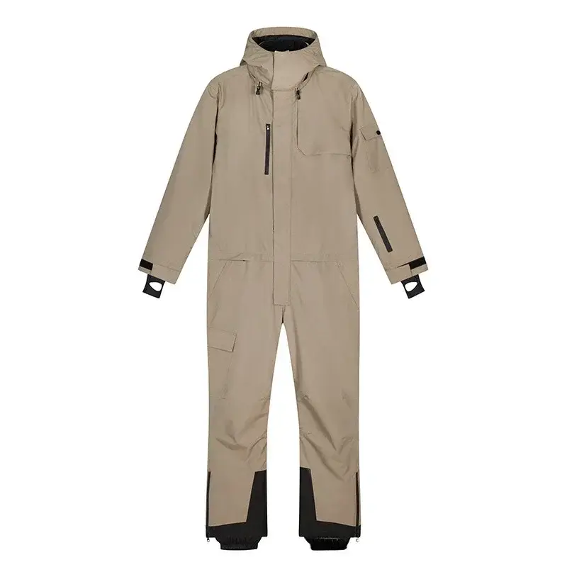 New Winter Outdoor Women's Ski One-Piece Suit Windproof Snowboarding Jumpsuit Warm Overalls Snow Clothes