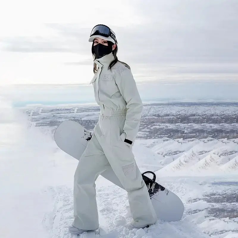 Women's Windproof Snow Wear Suit Set Waterproof Ski Jacket And Pants Winter Outdoor Snowboard Outfit