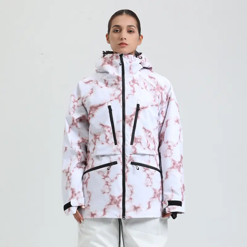 Women's Outdoor Winter Snowboard Coat Waterproof Breathable Ski Jacket Warm Sportswear