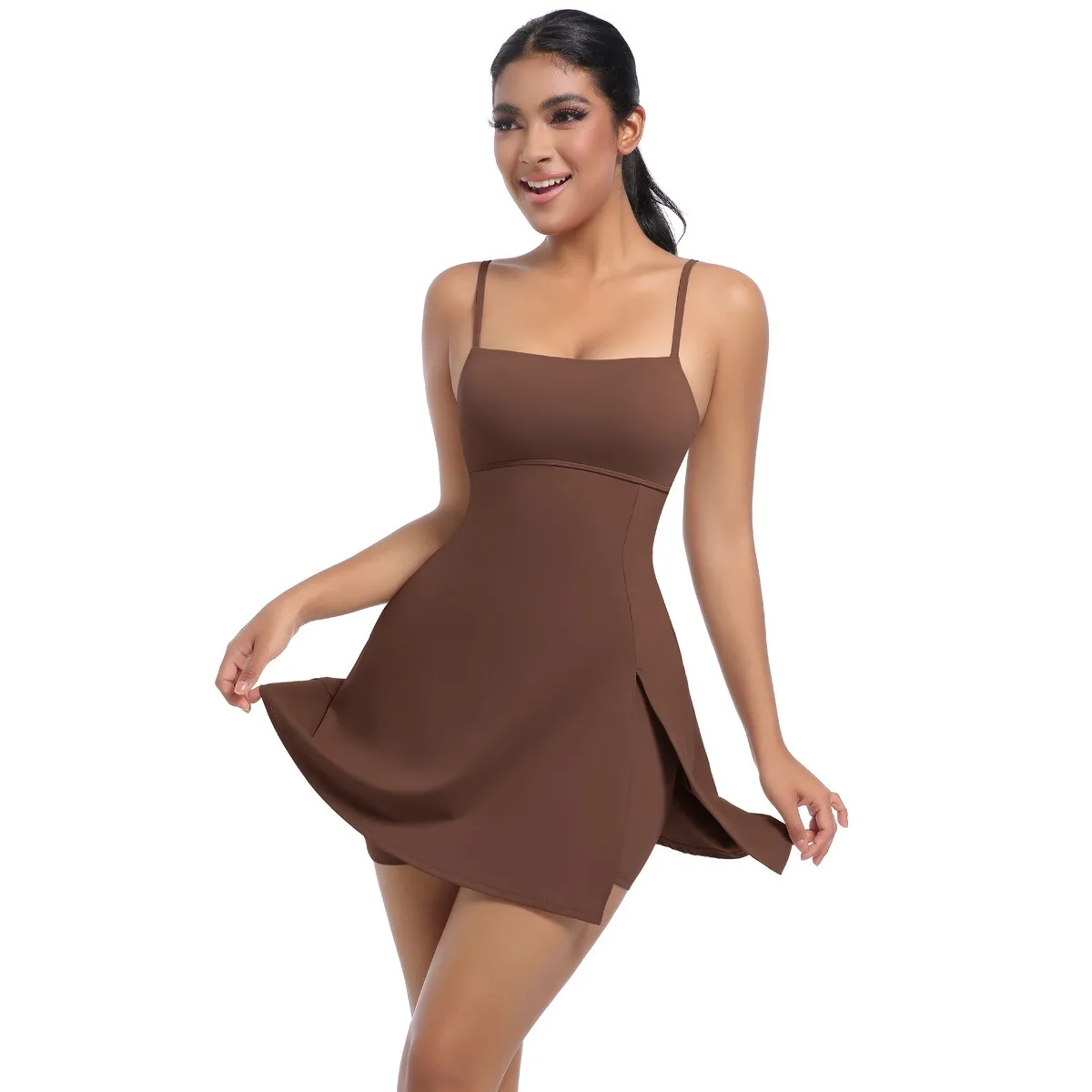 Tennis Skirt with Chest Pads for Women, Golf, Badminton, and Casual Sportswear