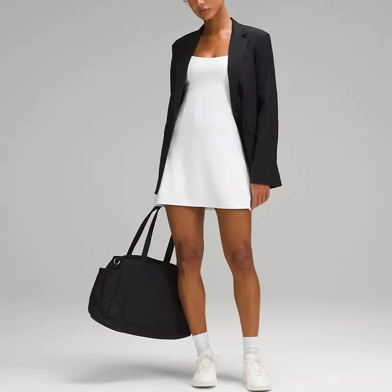 Suspender Skirt for Women, Outdoor Leisure Tennis Skirt for Training and Fitness