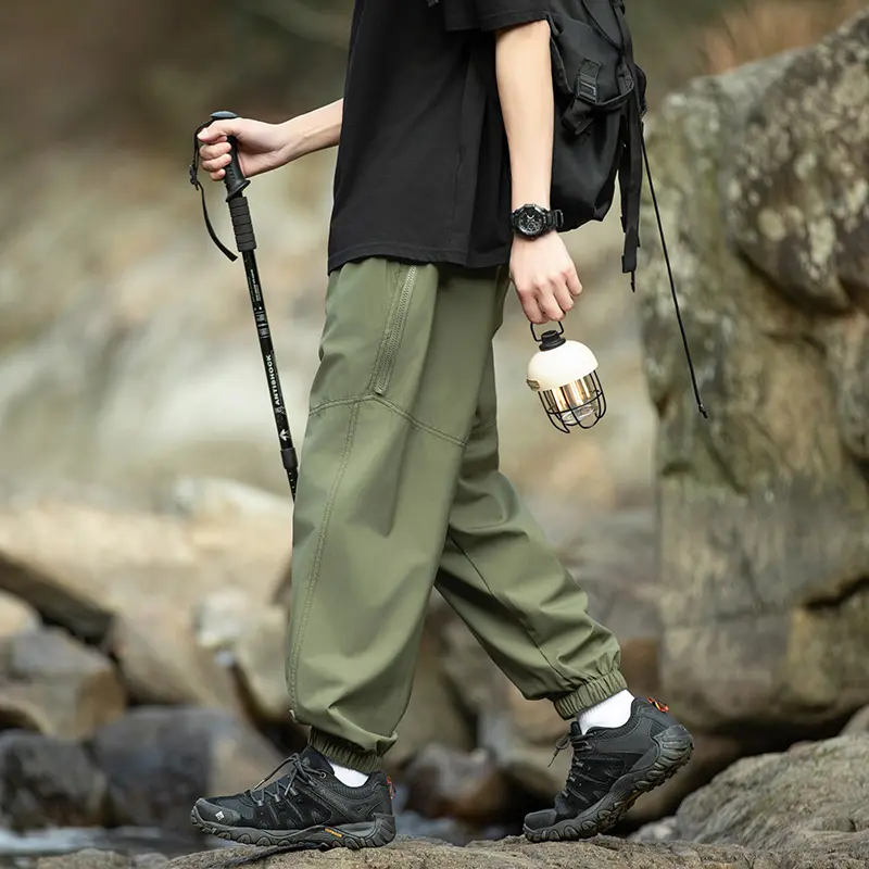 Men's Waterproof Hiking Pants Summer Windproof Tre...