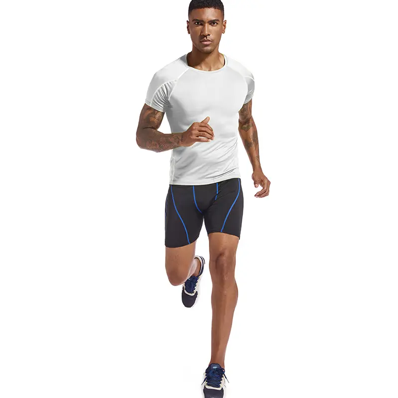 Men's Compression Shorts, Skinny Fit Quick Dry Training Shorts for Sports and Fitness