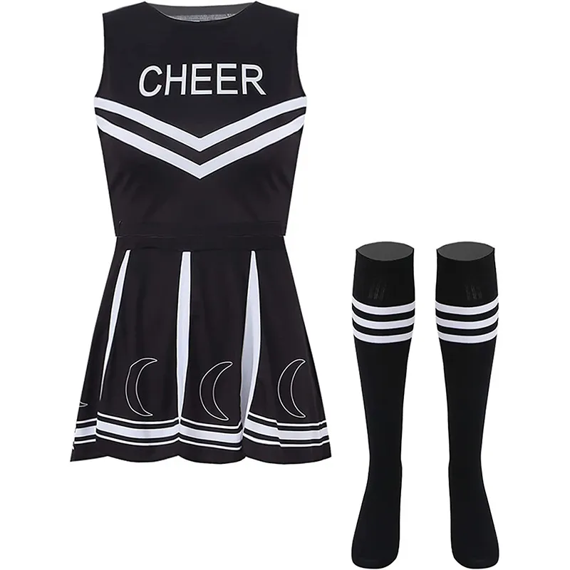Performance Uniform Ball Outfit Sexy Cheerleader Cosplay Costume