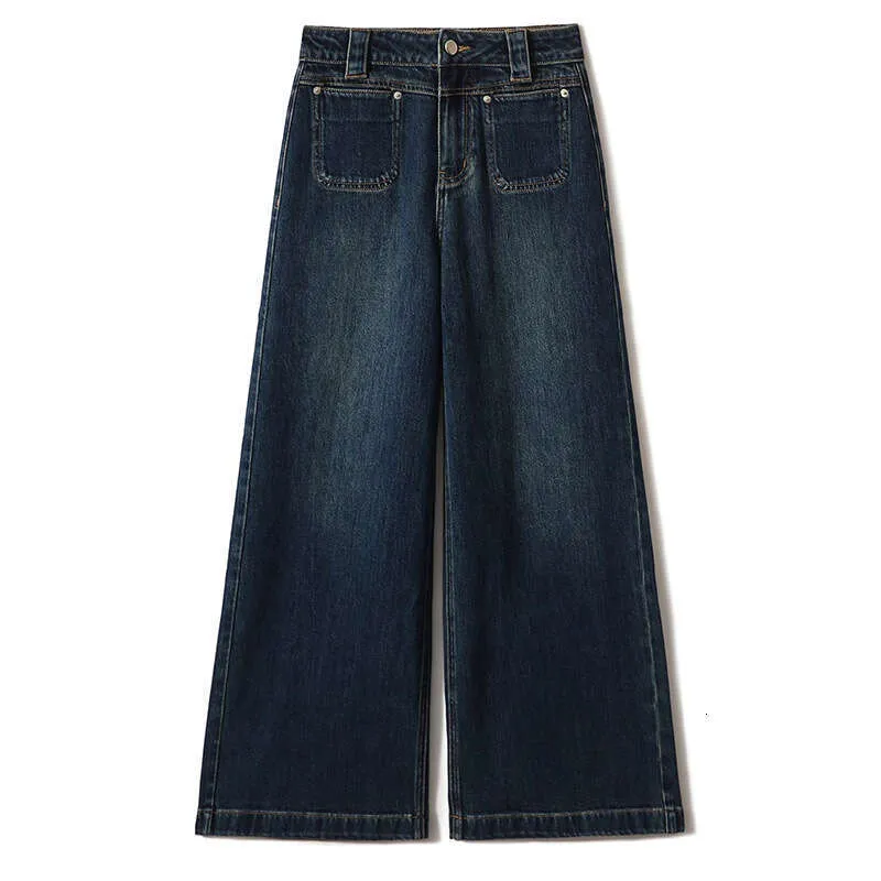 Thin Wide Leg Jeans For Women Micro Flared Pants A...