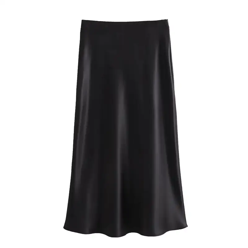 Skirt Woman High Waist Elegant Long Skirts For Wom...