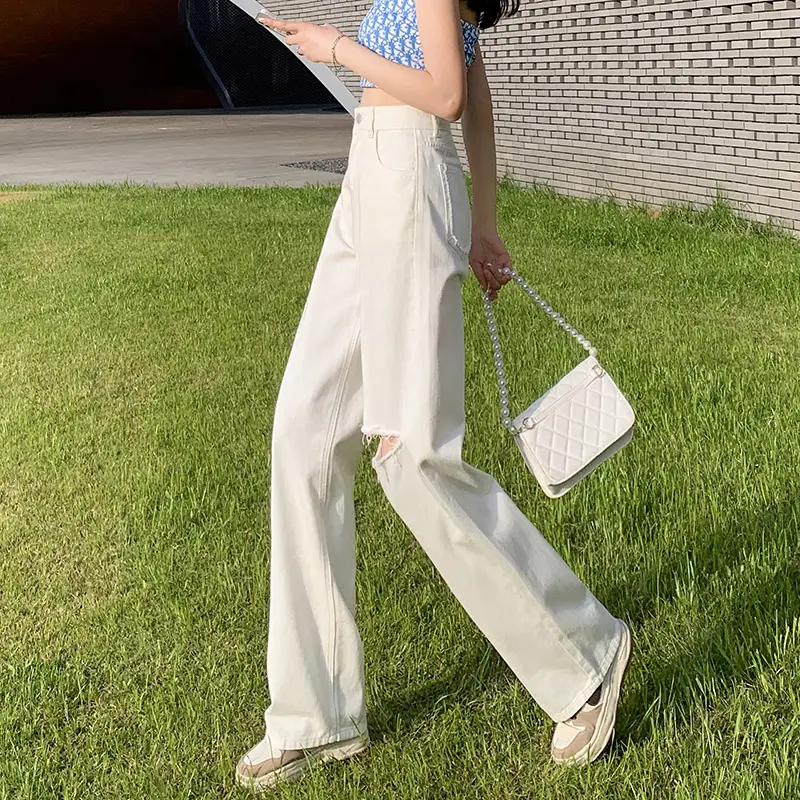 Women's Pants Comfortable Trendy Long Jeans For Women