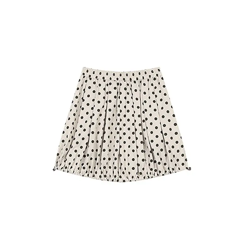 Summer High Waisted Polka Dots Short Chic Skirt For Women