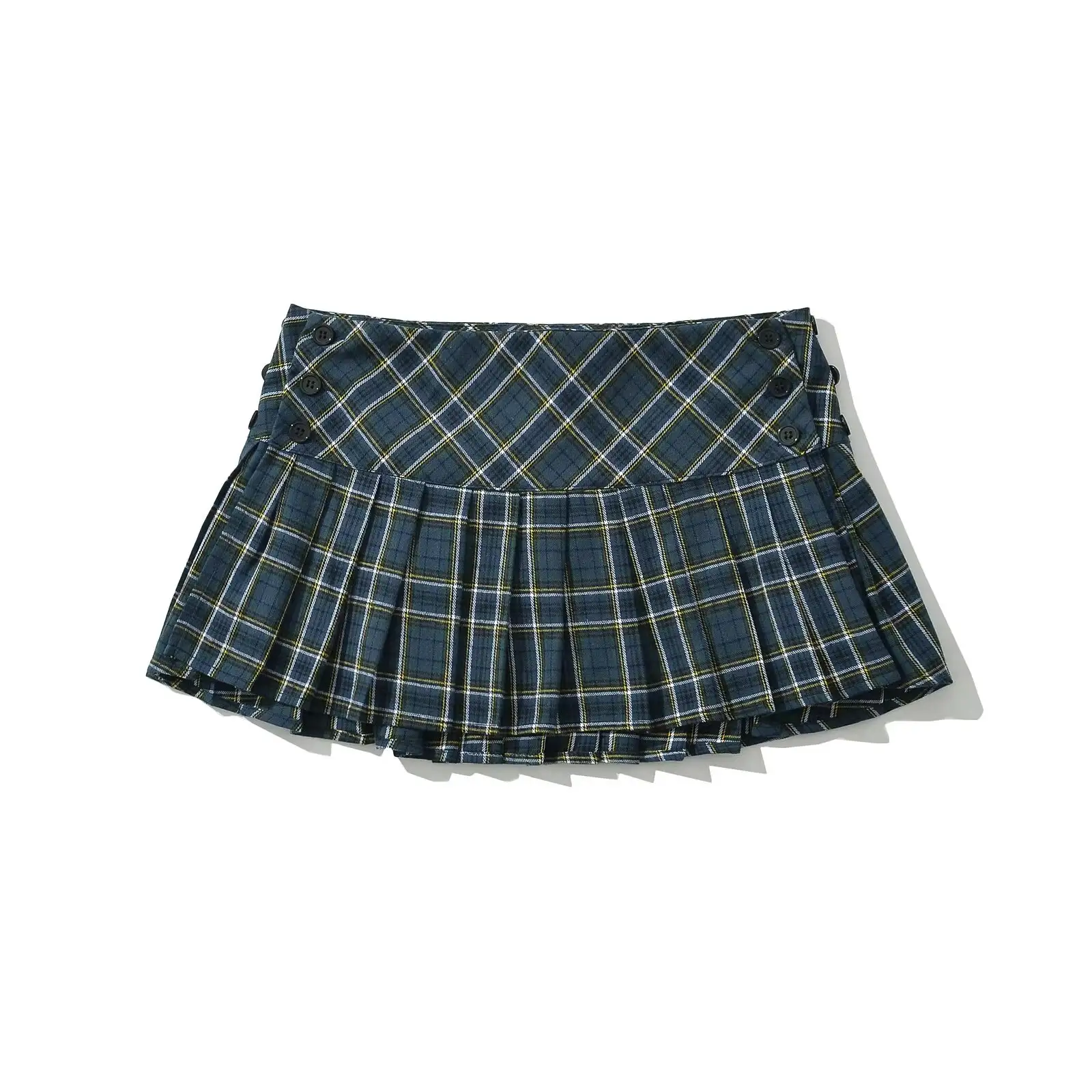 Summer Mini Skirts For Woman Vintage Fashion For Women Short Skirts Pleated Plaid Skirts Preppy Style