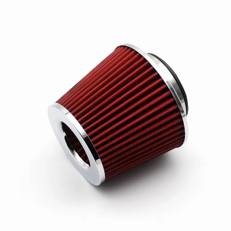 Car 63.5/70/76/80mm Air Filter Universal 5 In 1 Washable Car Engine Air Inlet High Flow Car Professional Spare Parts