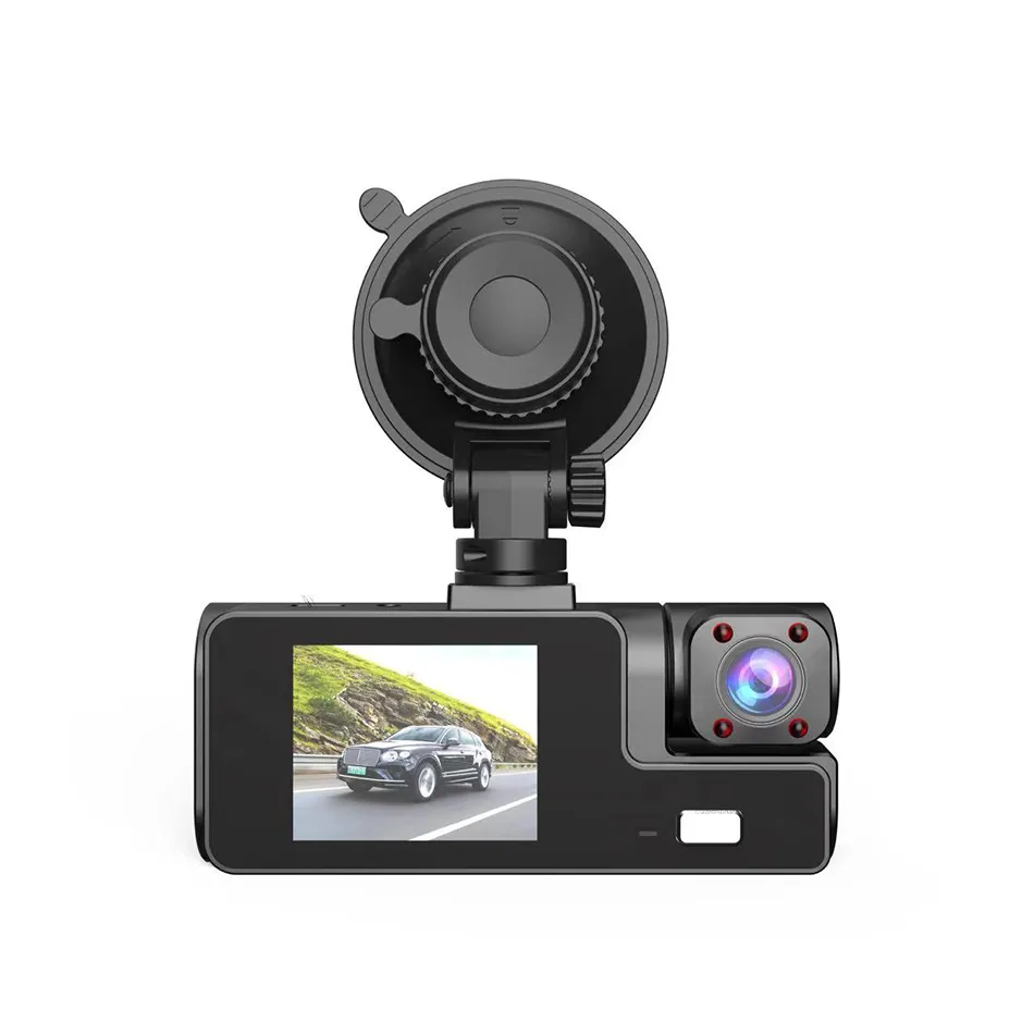 Car DVR 3 Channel 1080P Dash Cam WIFI Video Record...