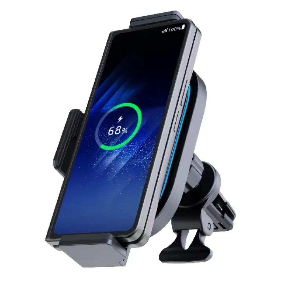 Car Fast Charging Station Wireless Charger Air Vent Phone Navigation Holder
