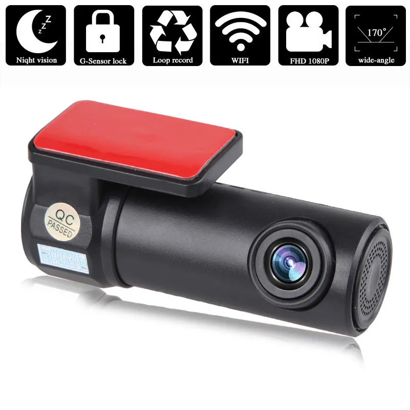 1080P Wifi Mini Car DVR Dash Camera Night Vision C...