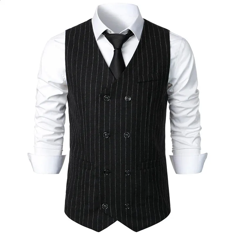 Men's Suit Vest Casual British Style Fashion Retro Suit Vest