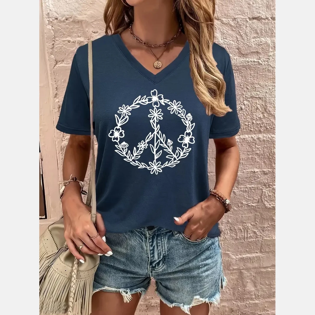 Casual Short Sleeve Oversized Women's Clothing Fashion Street Female T Shirts