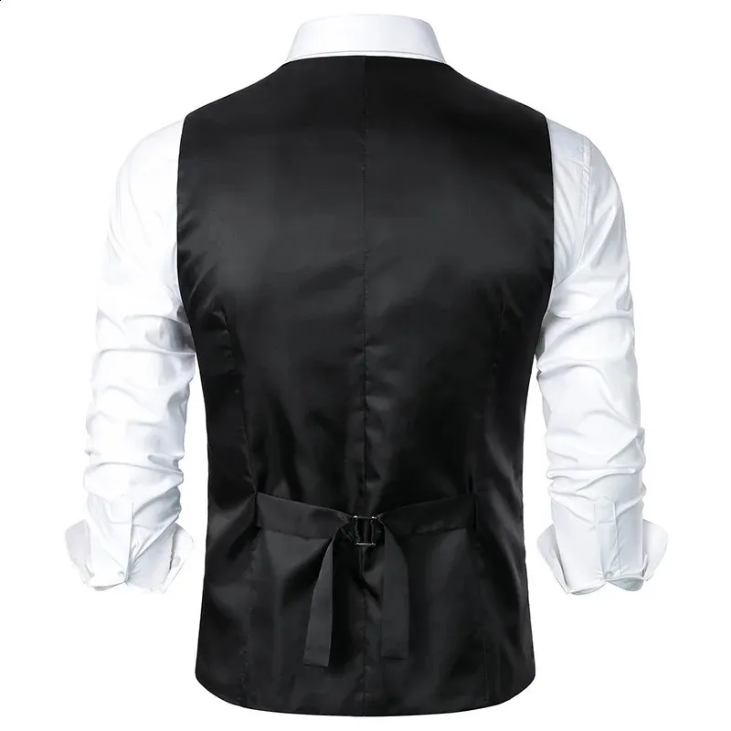 Men's Suit Vest Casual British Style Fashion Retro Suit Vest