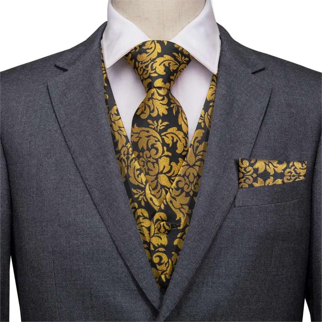 Vest For Men Suit Vest Floral Waistcoat Vest Tuxedo Paisley