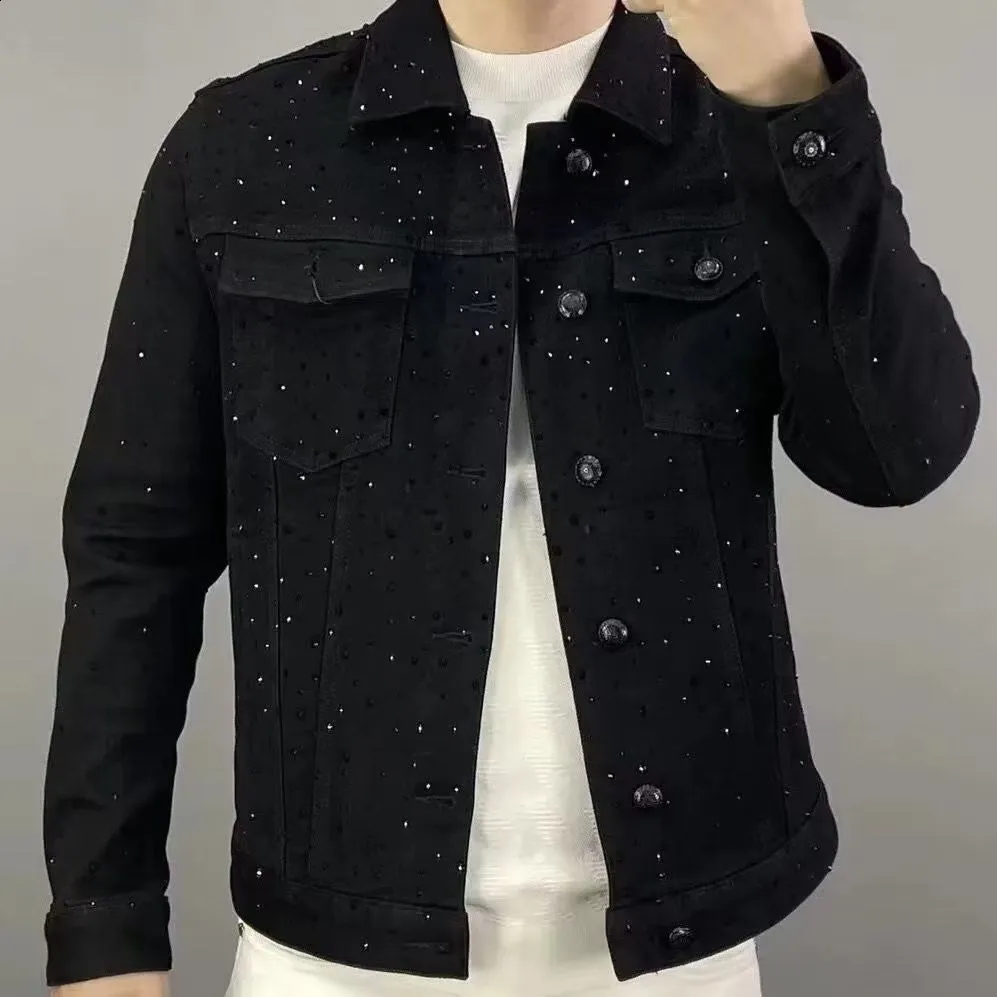 Jeans Coat For Men Button Casual ...
