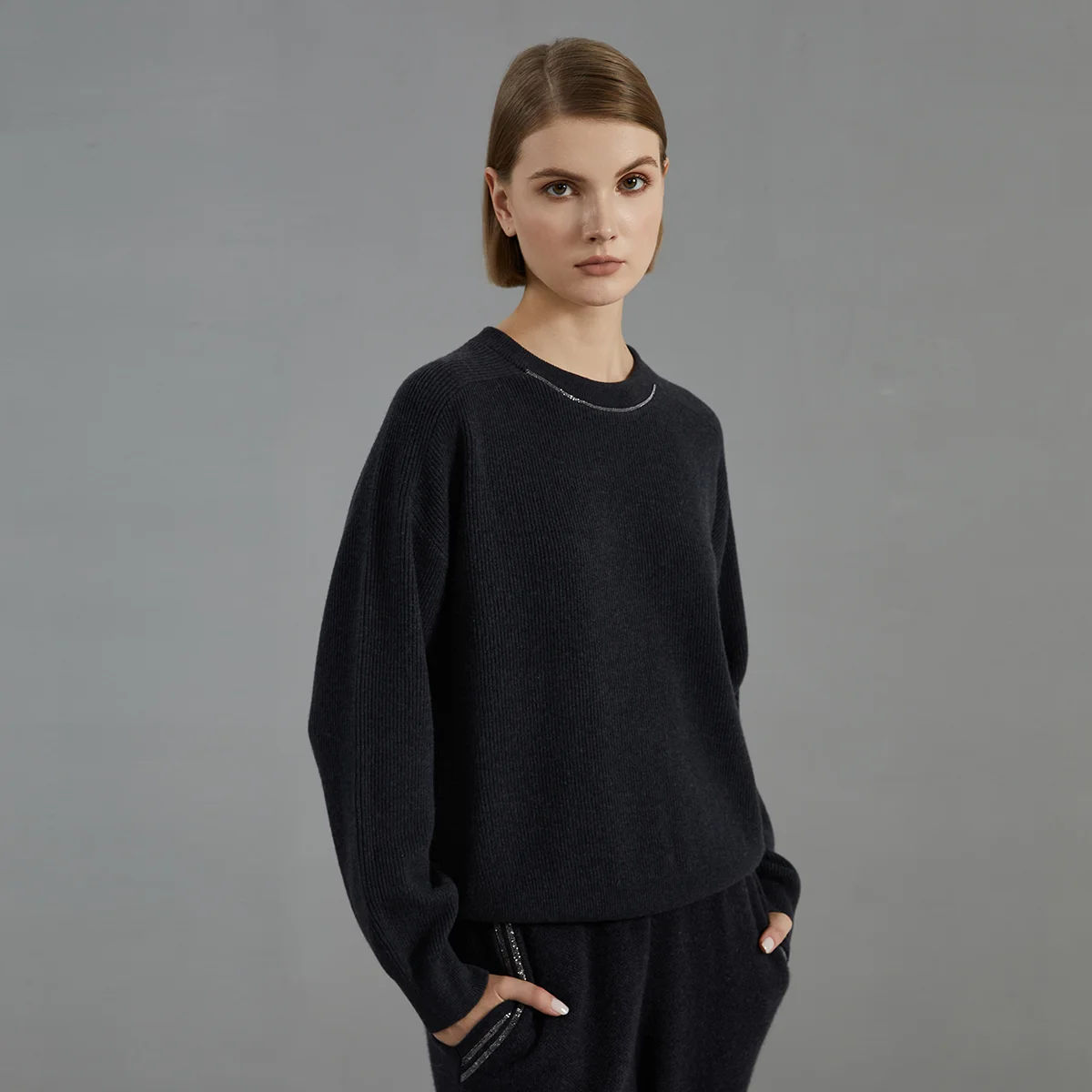 Women’s Knitted Pullover Ladies Sweater Top