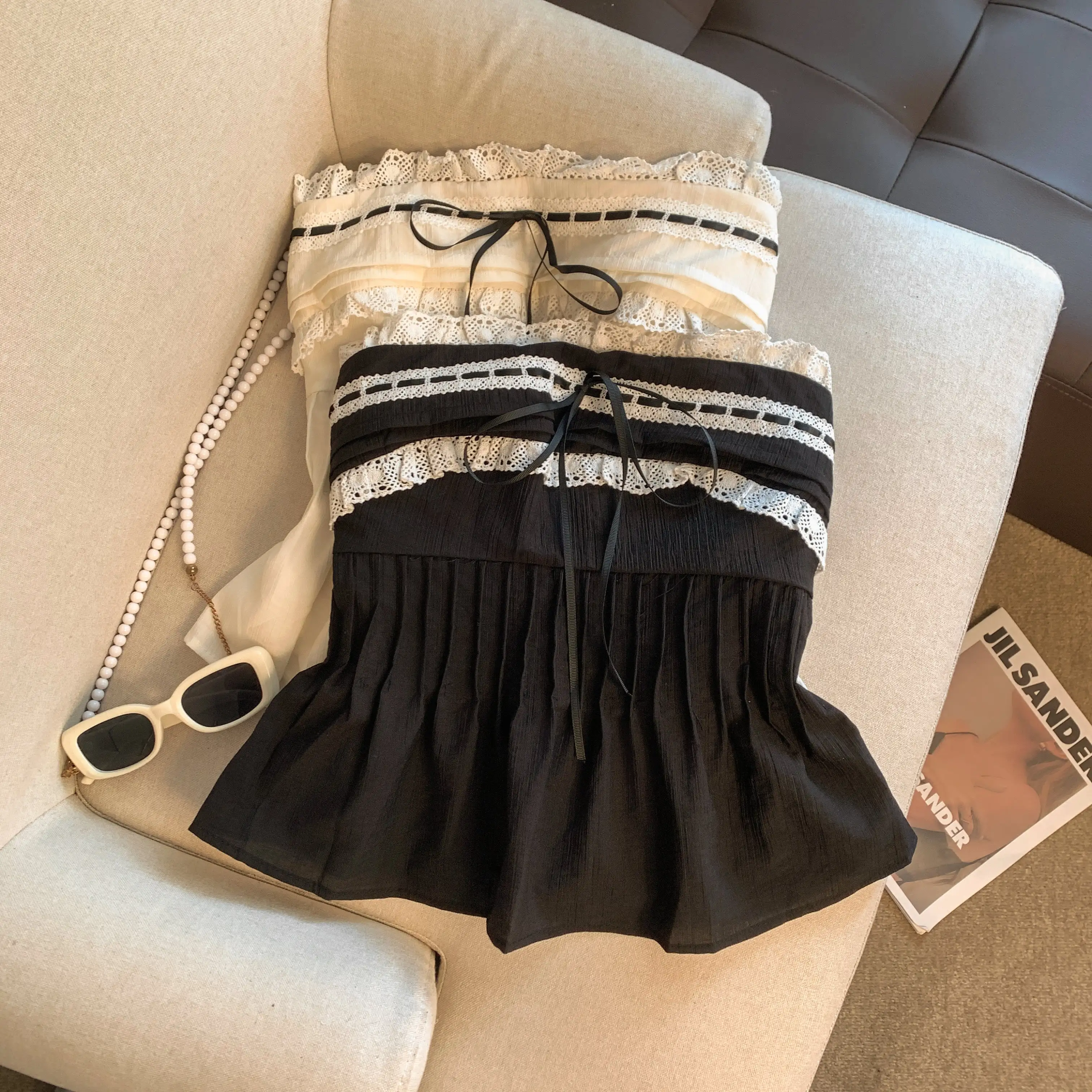 Women's Lace Sleeveless Top, Sweet, Cute, And Versatile For Casual Wear